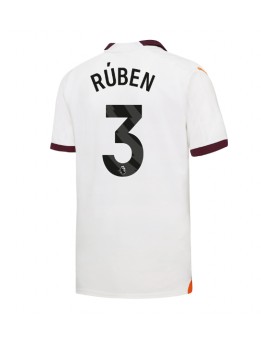 Moški Nogometna dresi replika Manchester City Ruben Dias #3 Gostujoči 2023-24 Kratek rokav
